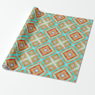 Farbenfroher nahtloser Musterhintergrundabstrakt, Geschenkpapier