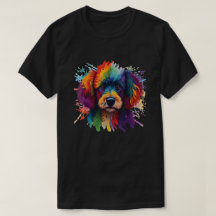 Farbenfroher Poodle Pop Art Dog Lover Pet Züchter