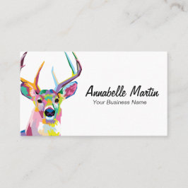 Farbenfroher Pop Visitenkarte