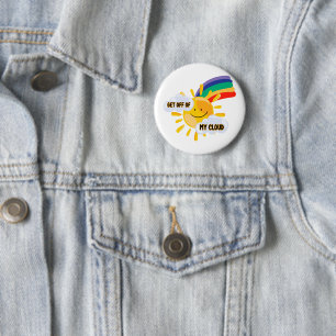 Farbenfroher Regenbogen aus meiner Cloud Button