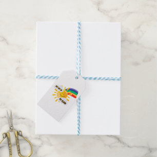 Farbenfroher Regenbogen aus meiner Cloud Geschenkanhänger