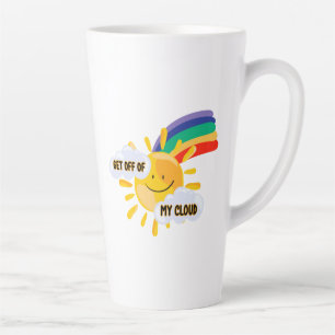 Farbenfroher Regenbogen aus meiner Cloud Milchtasse