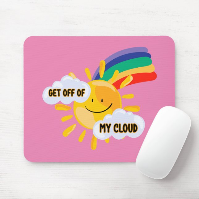Farbenfroher Regenbogen aus meiner Cloud Mousepad (Mit Mouse)