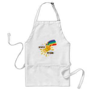 Farbenfroher Regenbogen aus meiner Cloud Schürze