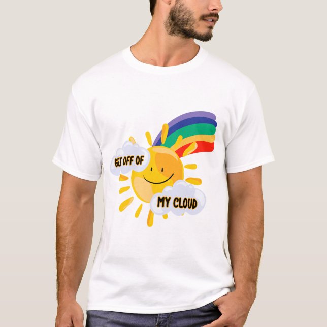 Farbenfroher Regenbogen aus meiner Cloud T-Shirt (Vorderseite)