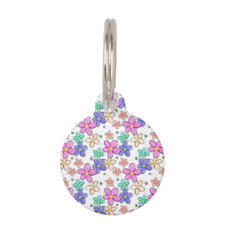 farbenfroher Regenbogen leuchtende Blumen Hummeln Haustiermarke