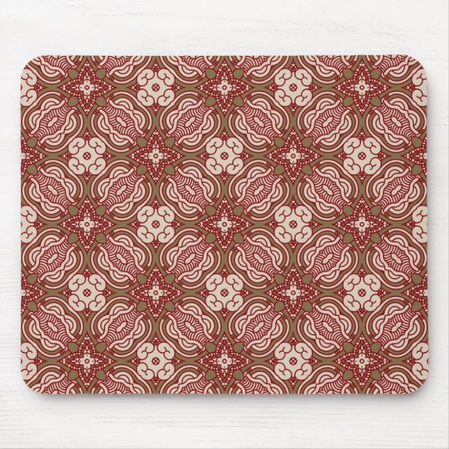 Farbenfroher Retro-Musterhintergrund 4 Mousepad (Vorne)