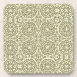 Farbenfroher Retro-Musterhintergrund 6 Untersetzer