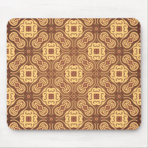 Farbenfroher Retro-Musterhintergrund Mousepad