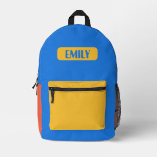 Farbenfroher Rucksack für Kinder - Personalisierte