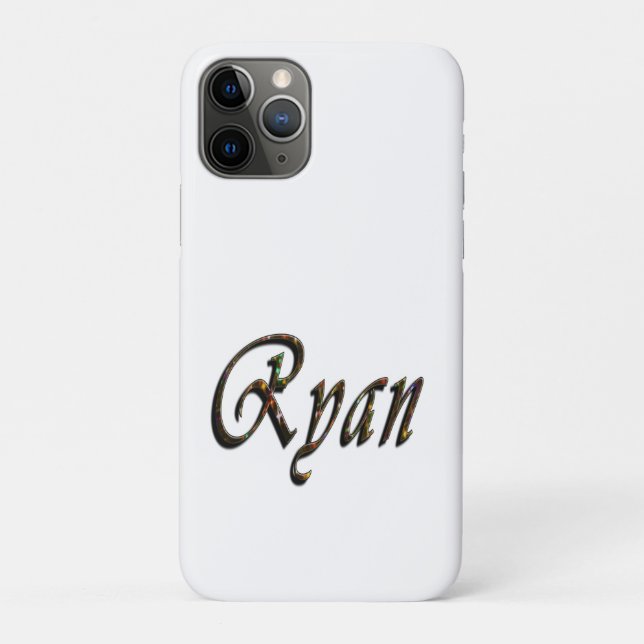 Farbenfroher Ryan Name, Case-Mate iPhone Hülle (Rückseite)