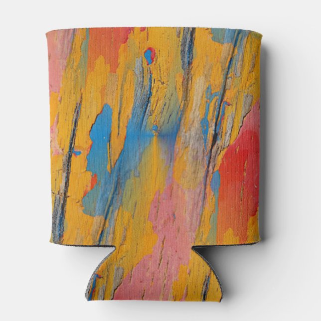 Farbenfroher Spritzer Dosenkühler (Rückseite)