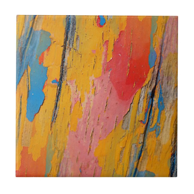 Farbenfroher Spritzer Fliese (Vorderseite)