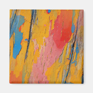 Farbenfroher Spritzer Magnet