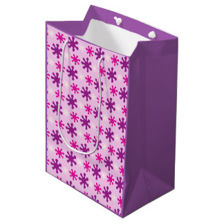 Farbenfroher Spritzer Vintage Retro 60er 70er Mittlere Geschenktüte