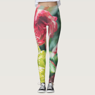 Farbenfroher Strauß von Blume Leggings
