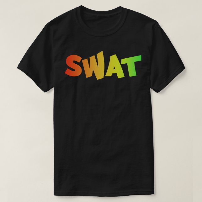 Farbenfroher SWAT Soldier T-Shirt (Design vorne)