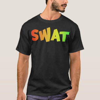 Farbenfroher SWAT Soldier T-Shirt