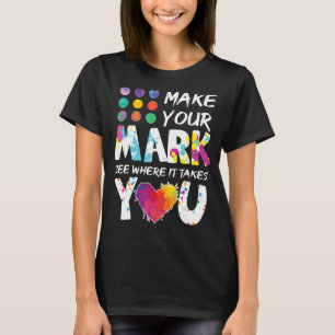 Farbenfroher Tag lässt Sie Ihren Markennamen erken T-Shirt