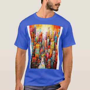 Farbenfroher Traum Weltkulturerbe der Unesco Abstr T-Shirt