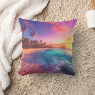 Farbenfroher Traumstrand Kissen
