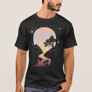 Farbenfroher Wanderweg in die Zukunft T-Shirt