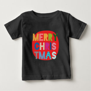 Farbenfroher Weihnachts-T - Shirt für Kinder