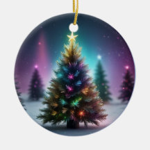 Farbenfroher Weihnachtsbaum