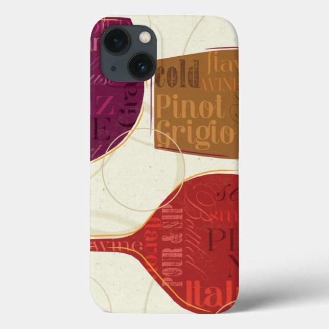 Farbenfroher Wein Case-Mate iPhone Hülle (Rückseite)