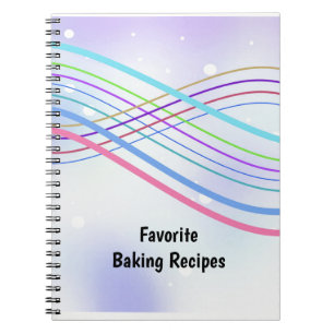 Farbenfroher Wirbel von Ribbons Notizblock