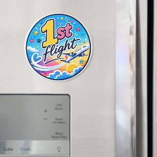 Farbenfrohes 1. Flugzeugsouvenir Magnet