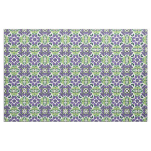 Farbenfrohes abstraktes Blumendesign Stoff