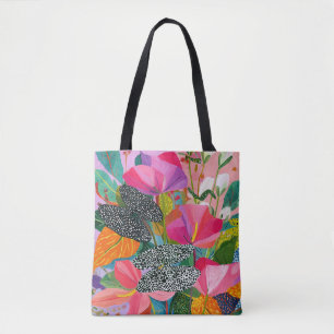 Farbenfrohes abstraktes Blumenmuster