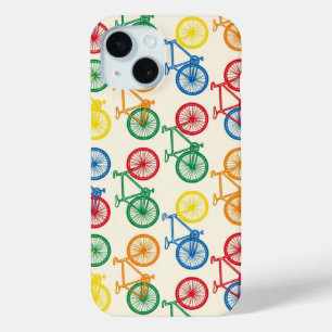 Farbenfrohes abstraktes Fahrradmuster-Design Case-Mate iPhone Hülle