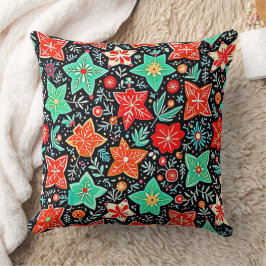 Farbenfrohes abstraktes Holiday-Design Kissen