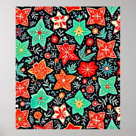 Farbenfrohes abstraktes Holiday-Design Poster