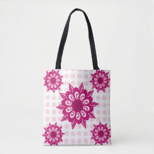 Farbenfrohes abstraktes Kaleidoskop-Blumenmuster T