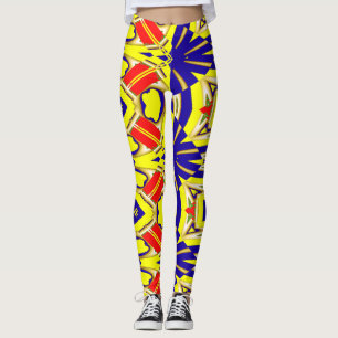 Farbenfrohes abstraktes Muster "Ratti_Creative_Art Leggings