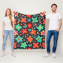 Farbenfrohes abstraktes Urlaubsdesign Fleecedecke
