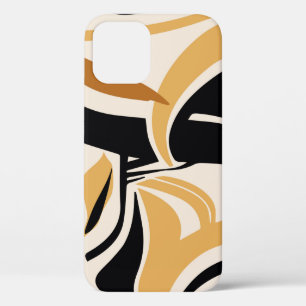 Farbenfrohes abstraktes Wellenmuster auf Beige. Vi Case-Mate iPhone Hülle
