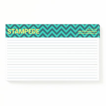 Farbenfrohes Aqua Grün Gelb Chevron Muster