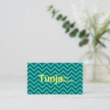 Farbenfrohes Aqua Grün Gelb Chevron Muster