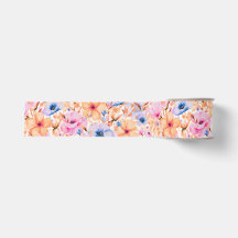 Farbenfrohes Aquarell-Wildblumen-Blumenmuster
