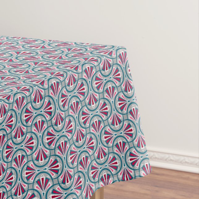 Farbenfrohes Art-Deco-Muster. Tischdecke (Beispiel)