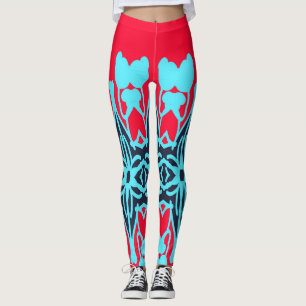 Farbenfrohes attraktives Stoffmuster Legging-Desig Leggings