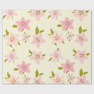 Farbenfrohes Blumengarten-Muster-Wrap-Papier Geschenkpapier