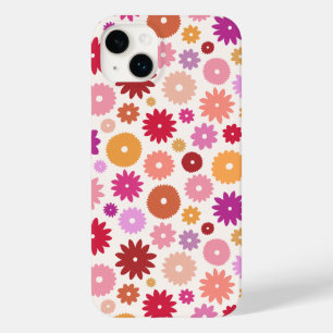 Farbenfrohes Blütenmuster Case-Mate iPhone 14 Plus Hülle