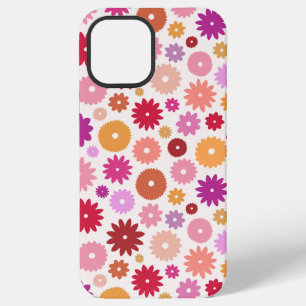 Farbenfrohes Blütenmuster iPhone 12 Pro Max Hülle