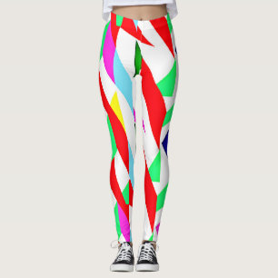 Farbenfrohes chromatische Muster Leggings