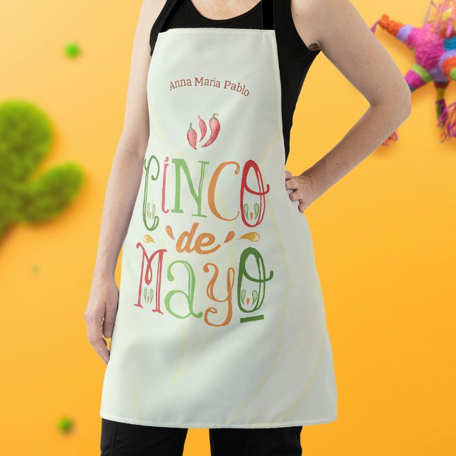 Farbenfrohes Cinco de Mayo Schürze (Von Creator hochgeladen)